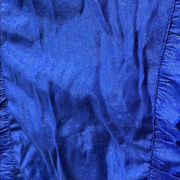 Shiny Cobalt Blue Romper - Picture 3 of 4